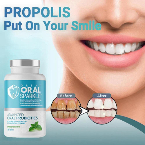 Tabletas Pasta De Dientes Probióticas, Blanqueamiento Dental