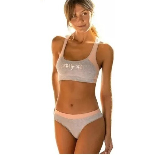 Conjunto Deportivo Brigitte Sin Taza De ALG Y Lycra Con Less