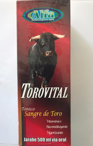 Jarabe Sangre Toro Torovital 500ml