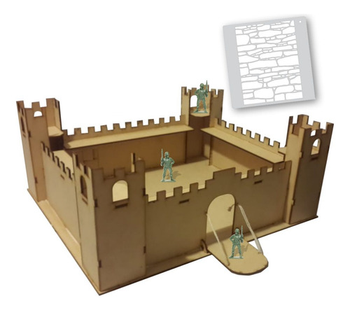 Castillo Medieval Fibrofacil Para Soldados