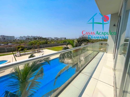 Cad Aura D 102. 3 Terrazas, Vista A Las Áreas Comunes. Con Club De Playa