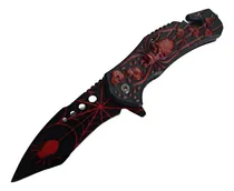 Comprar Navaja Cuchillo Caza Supervivencia Acero Con Rompe Vidrios