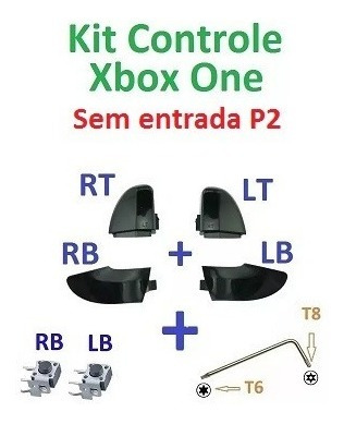 Xbox One Kit Peças P Controle Sem P2 Tenho Frete Barato Peça