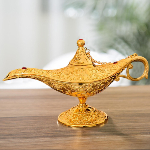 Lâmpada A Óleo Mágica Genie Aladdin Potenciômetro De Luz