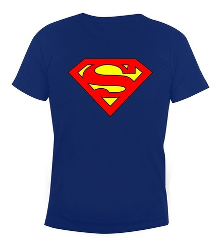 Remera Niños Algodón Superman Dc. Comics Superhéroe