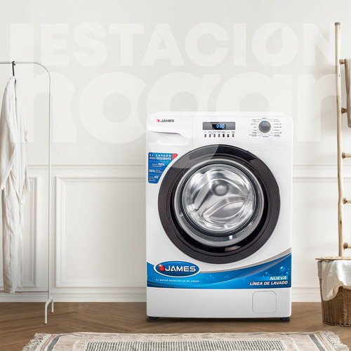 Imagen 3 de 4 de Lavarropas automático James LR 8120 Plus blanco 8kg 220 V - 230 V