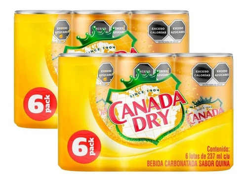 Agua Tónica De Quina Canada Dry 2 Six 