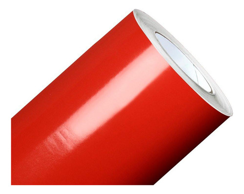 Papel Contact Vermelho 45cm X 10m 80 Micras - Rolo