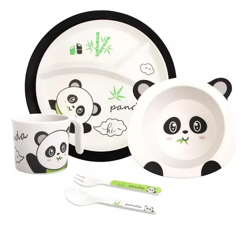 comprar Kit Vajilla Juego Platos Vaso Alimentación Bebes Hogar Loza 