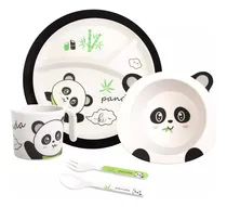 Comprar Kit Vajilla Juego Platos Vaso Alimentación Bebes Hogar Loza 