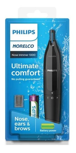 Philips Norelco - Recortador De Vello Nasal Color Negro