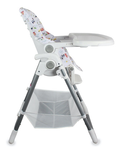 Imagen 3 de 9 de Silla Alta Comedor Bebesit Multi Posiciones Snack Azul