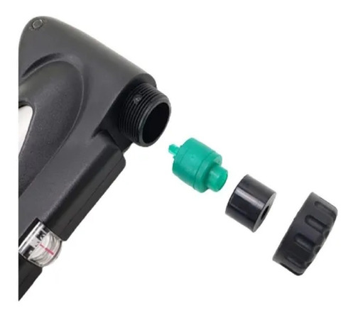 Imagem 6 de 7 de Bomba Mini Giyo Bicicleta Mtb Gp51 Alumínio Manômetro 120psi