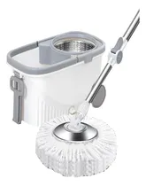 Comprar Mop Giratorio Mágico Con Cubeta Y Trapeador Con Repuestos