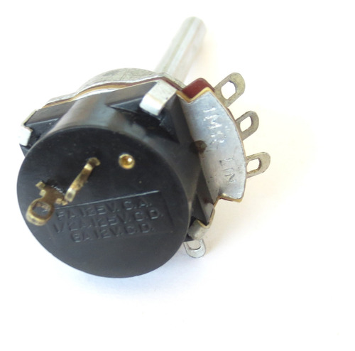 Potenciómetro 1 Mega Ohm Switch Rabat Radio Bulbos Vintage
