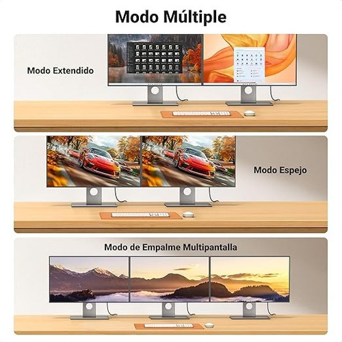 Cable 4k Displayport A Hdmi De 2m Para Monitor/proyector