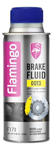 Liquido Para Frenos Dot3 Flamingo De 250 Ml