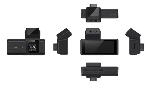Coche Dvr Dash Camera Vista Trasera Video Recorder Hd