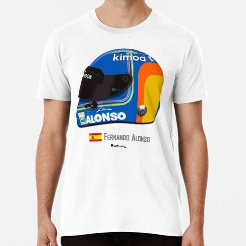 Remera Casco Fernando Alonso Final Abu Dhabi 2018 Por Jage O