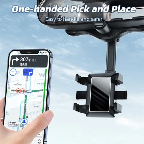 Soporte Base Celular Universal Para Espejo Retrovisor Auto