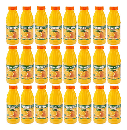 Suco Frutas Cítricas Ponchito 450ml Kit Com 24 Unidades