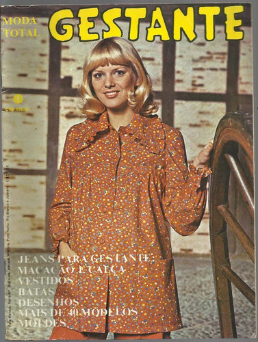 Gestante Moda Total -revista Antiga De Moda