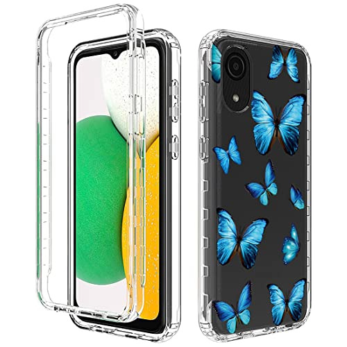 Funda Para Galaxy A03 Core Sm-a032f Azul Plastico-02