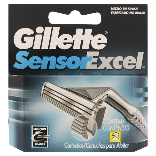 Carga para lâmina de barbear Gillette Sensor Excel 2 u