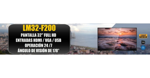 Dahua Dhi-lm32-f200 Pantalla 32puLG Fhd Ideal 24/7 Altavoces