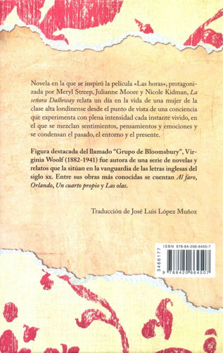 La Señora Dalloway - Virginia Woolf - Alianza