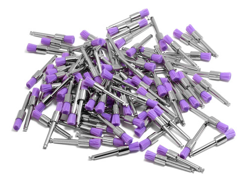 Cepillo Profilactico Dental 100pzs Morado Profilaxis Premium Morado