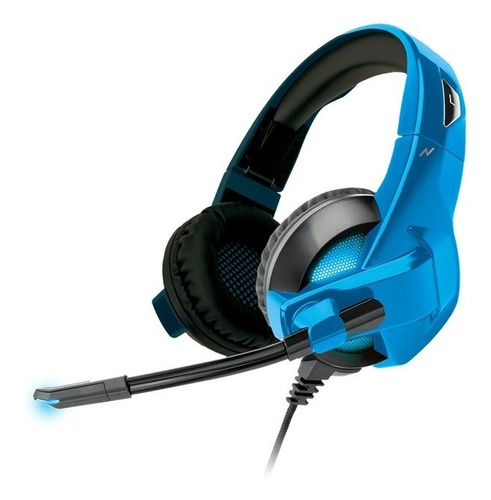 Auricular Gamer C/microfono Stinger Ps4 Switch Pc Azul Led