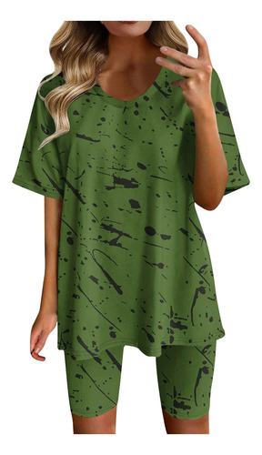 Blusa Casual Con Cuello Redondo A La Moda Para Mujer