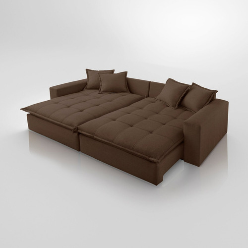 Sofá Cama Jupiter 3 Lugares Retrátil Reclinável 2,30m Wt