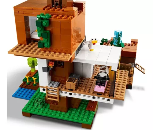 Minecraft - Como fazer uma Casa na Árvore (Rápido e Fácil) 
