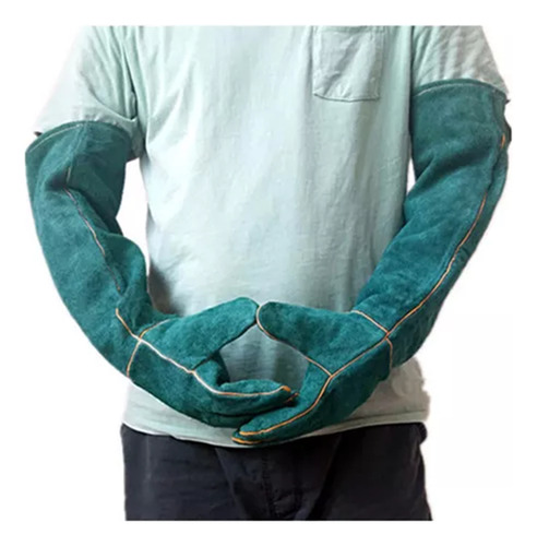Guantes Largos Antimordeduras Para Mascotas De 60 Cm