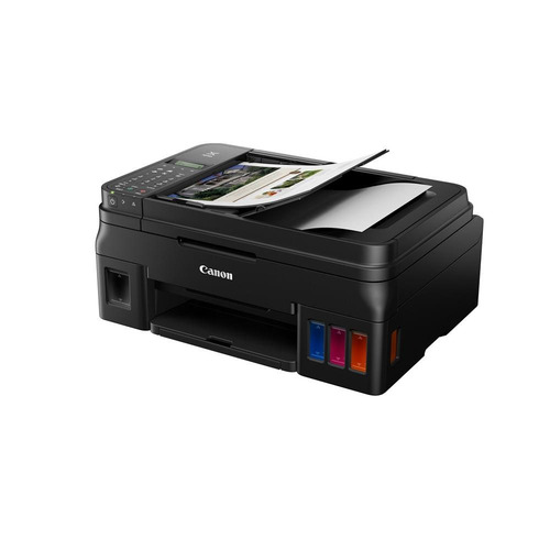 Impressora a cor multifuncional Canon Pixma G4110 com wifi preta 100V/240V