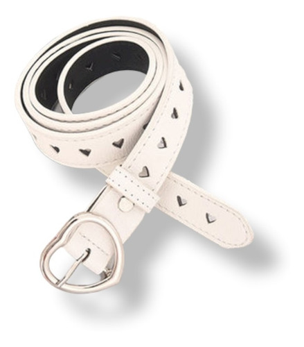 Cinturones Correas Para Damas Semicuero Diseño Corazon 1799
