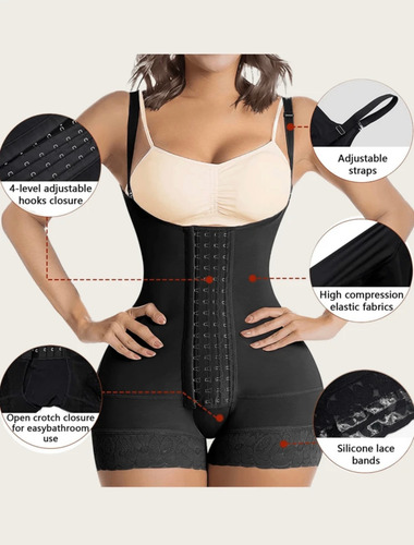 Fajas Reductoras Enteras 4 Ganchitos 1xl