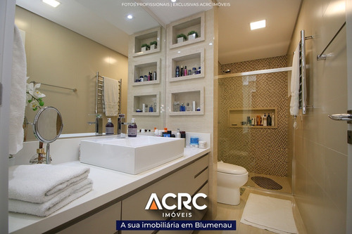 Acrc Imóveis - Apartamento Totalmente Mobiliado Com Terraço E Piscina Para Venda No Bairro Victor Konder - Ap04210 - 69228803