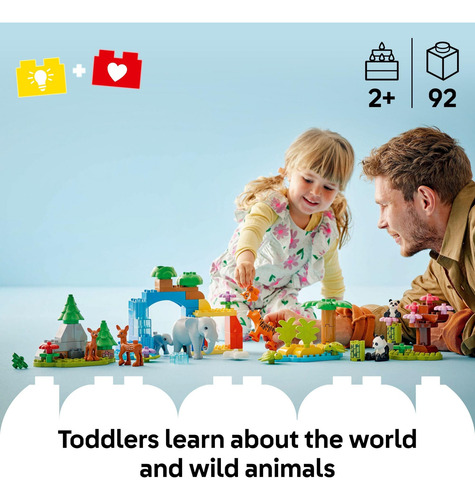 Set De Juego De Construcción Lego Duplo Town 3 En 1 Wild Ani