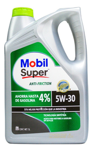 Aceite Mobil Super Antifriction 5w30 Case Garrafa 