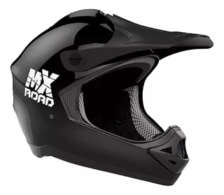 Casco para moto cross Halcon MX Road negro talle S