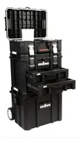 Comprar Caja Carro Herramientas 3 En 1 Impermeable Modular + Cajones