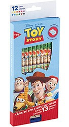 Lápis De Cor Tris 12 Cores Toy Story