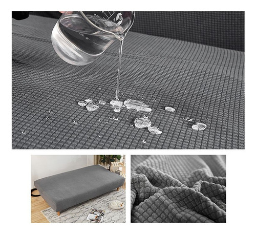 .. Funda De Sofá Impermeable Sin Brazos For 3 Personas,