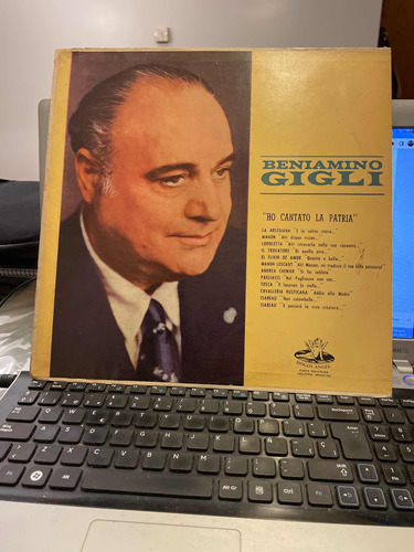 Beniamino Gigli !ho Cantato La Patria Vinilo !