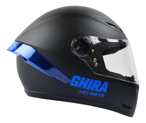 Casco Ghira Ghevolv Negro Certificado Cerrado Deportivo