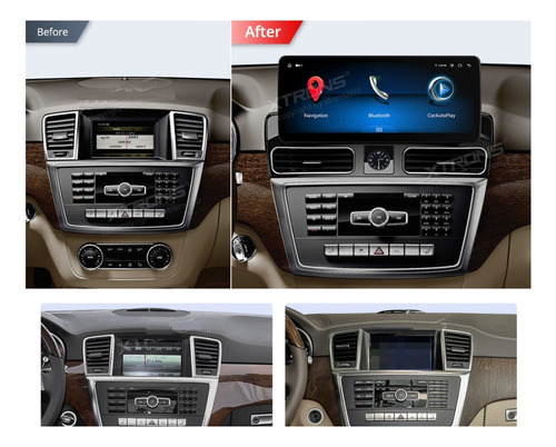 Para Mercedes Benz Carplay Gl Ml 2012-2017 Pantalla 12.3