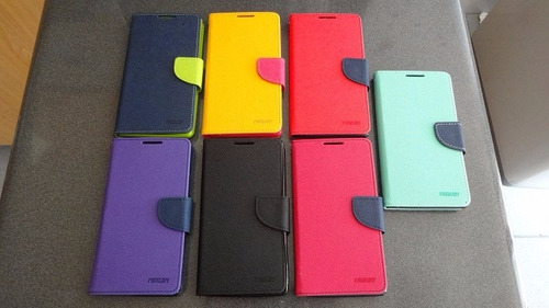 Funda Carcasa Billetera Sony Xperia C3 S55 + Lamina Vidrio